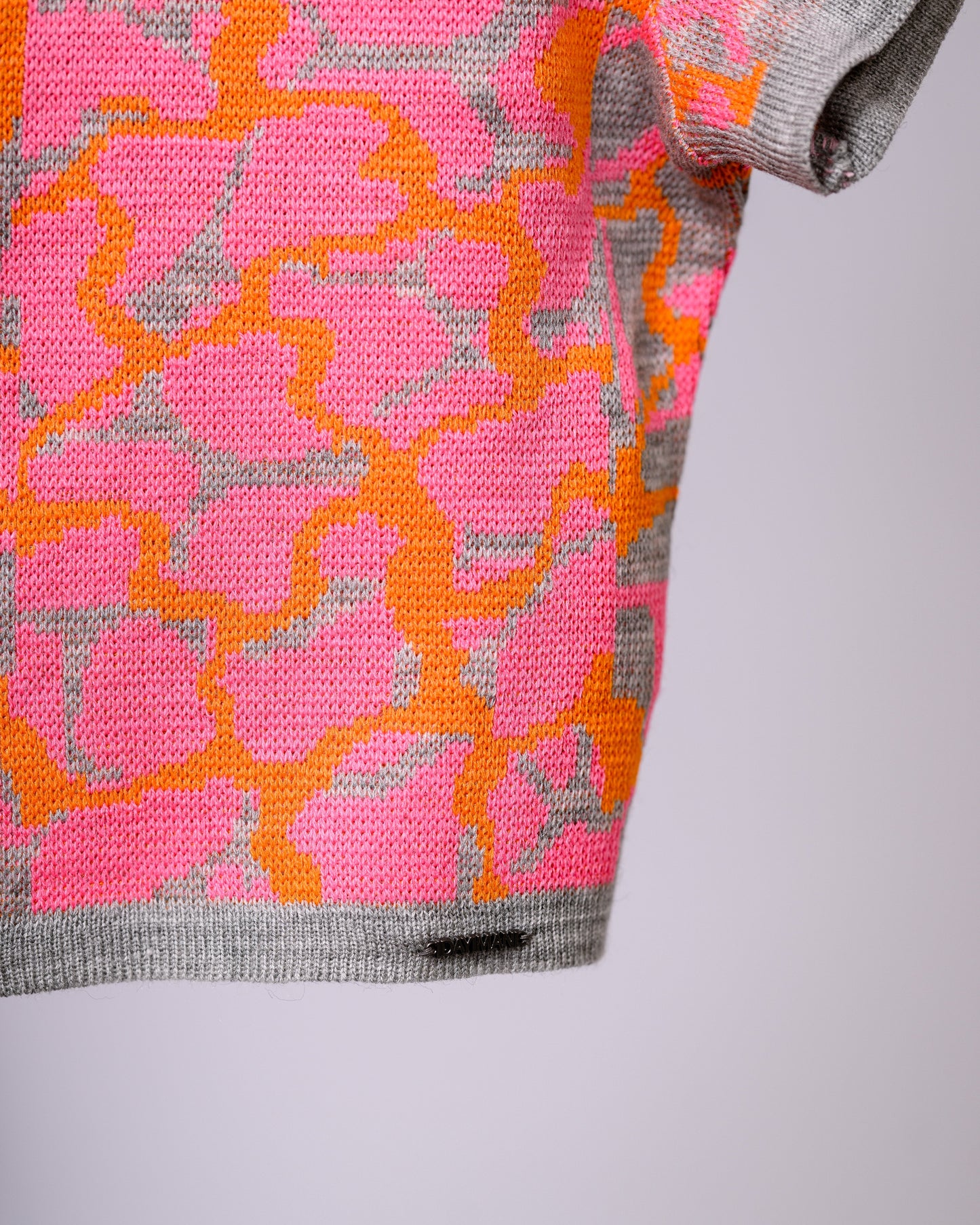 Pink Front Zipper Top