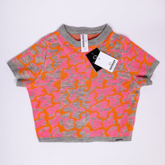 Pink Front Zipper Top