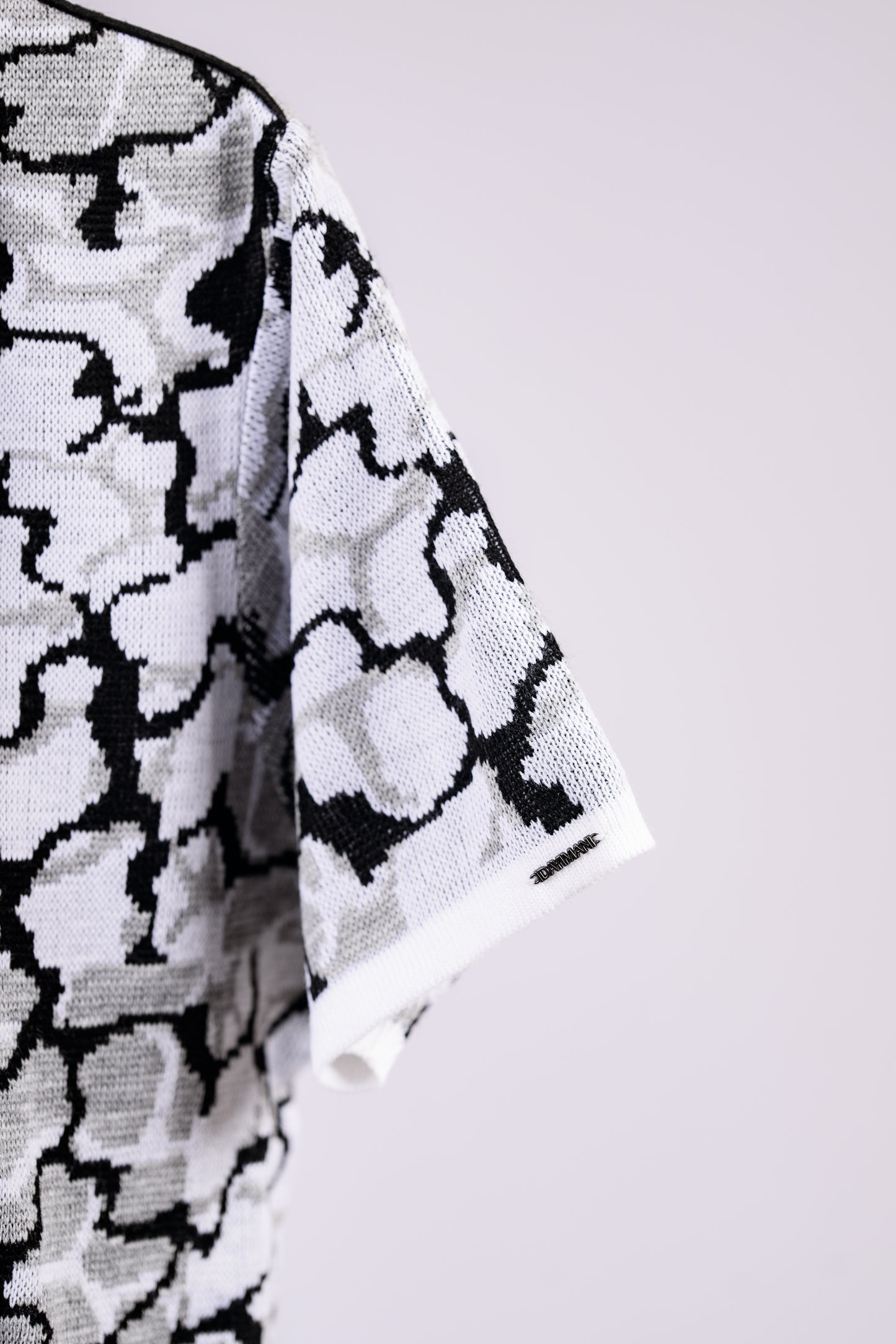 Black Short Sleeve Button-up Shirt