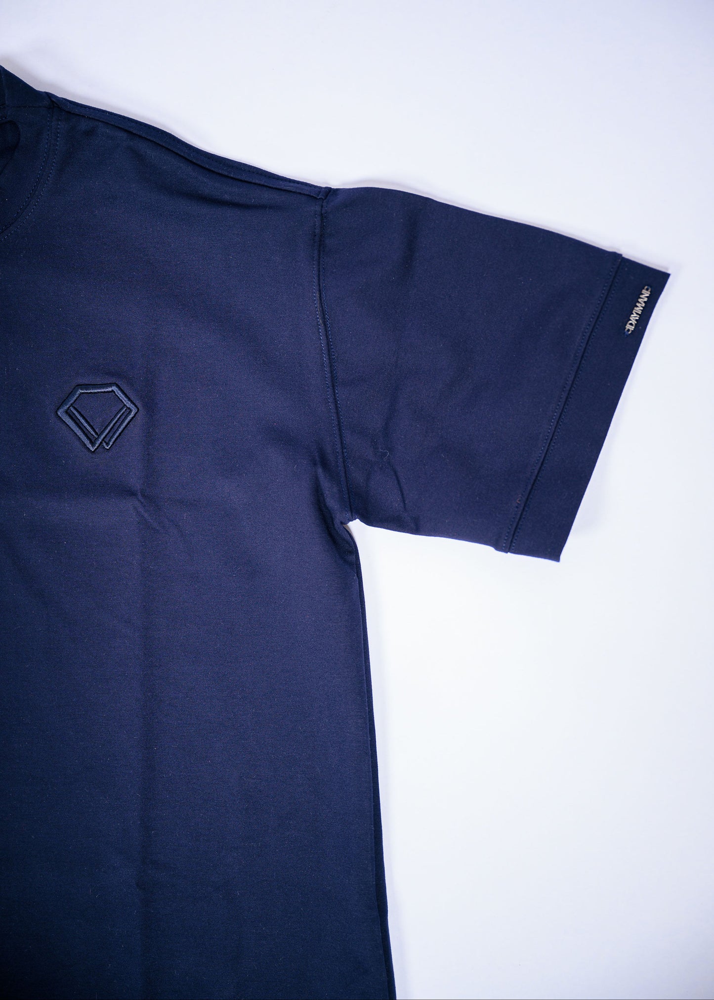 Luxe Navy Boxy Oversized T-shirt